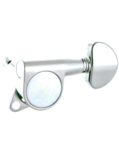 Clavijero Acustica/Eléctrica Luthier J333C-D7 Cromado 3+3