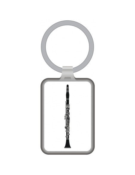 Llavero Clarinete Agifty K-1060 Blanco