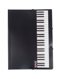 Carpetas Teclado Agifty F-1029 Negra