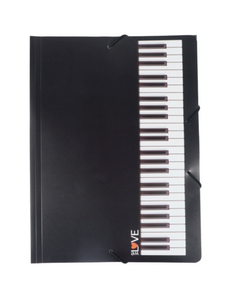 Carpetas Teclado Agifty F-1029 Negra