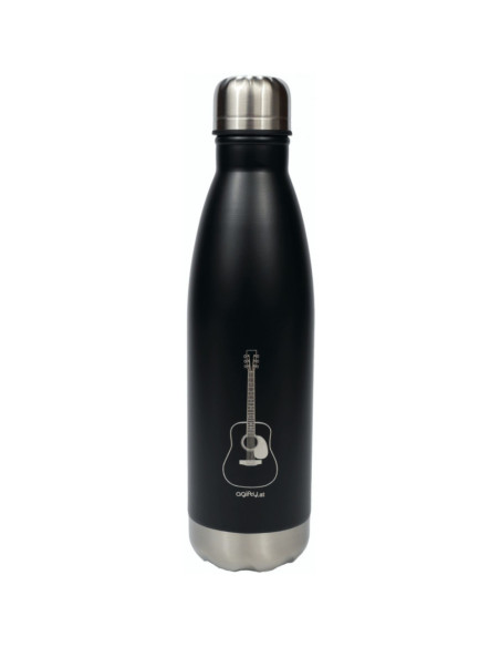 Termo 500 ml Guitarra Agifty M-7005 Negro