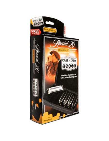 Propack 5 Armónicas Hohner Special-20 A-C-D-E-G 5605xp