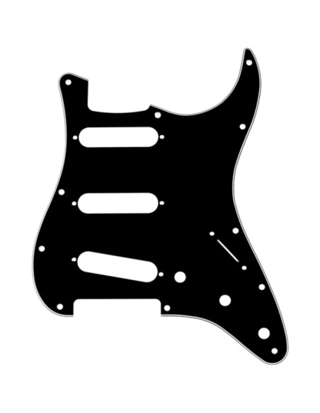 Golpeador 3 Capas Negro Fender Stratocaster S/S/S 099-1359-000