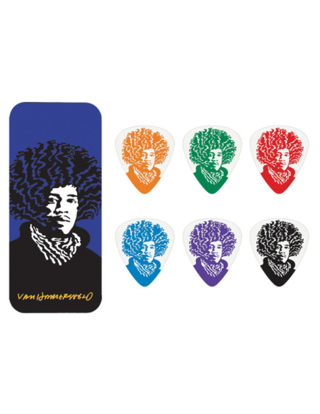 Lata 6 Púas Dunlop JHPT-03M Hamersveld Jimi Hendrix