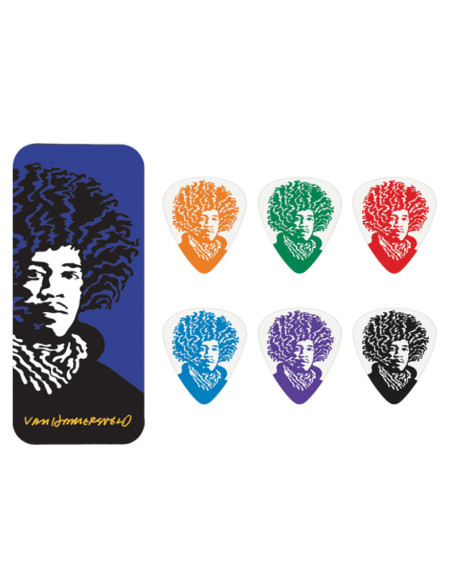 Lata 6 Púas Dunlop JHPT-04H Hamersveld Jimi Hendrix