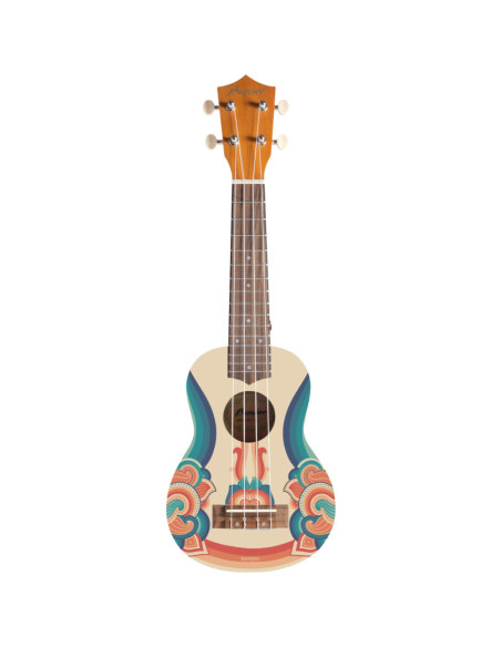 Ukelele Soprano Bamboo B1E-RE Retro