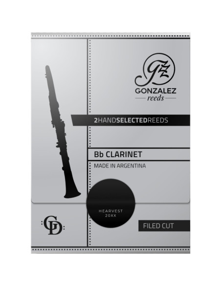 Caja 2 Cañas Clarinete Gonzalez GD Duo 2½